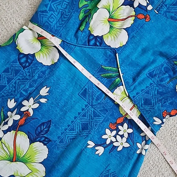 Vintage Royal Hawaiian long dress, Med - Picture 6 of 10